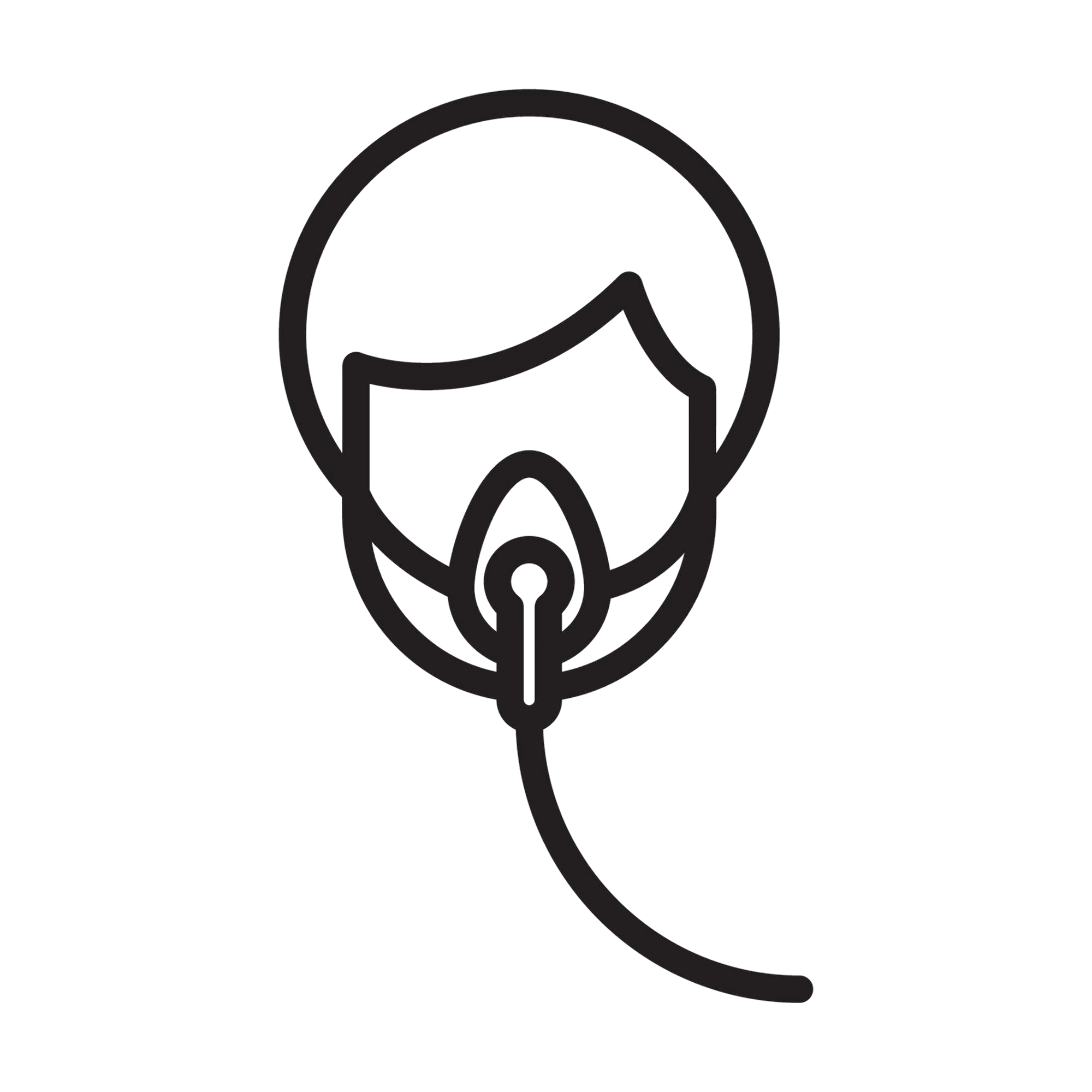 Laughing gas icon