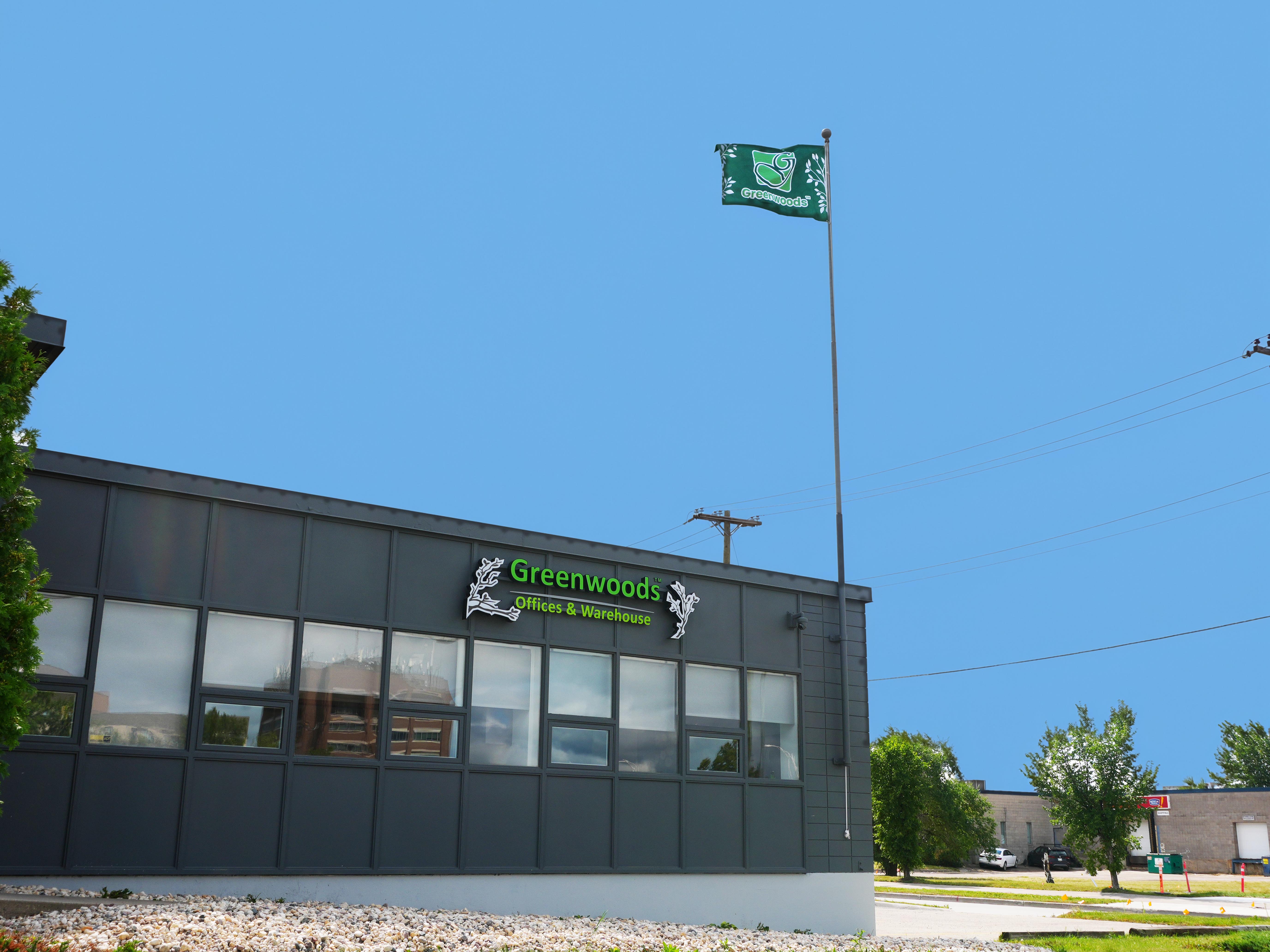 Greenwoods Dental flag